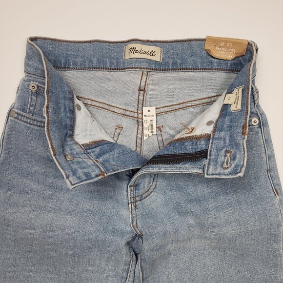 Madewell The Mid-Rise Perfect Vintage Jean in Alderton Wash Women's Size 23 NWT - Picture 12 of 16